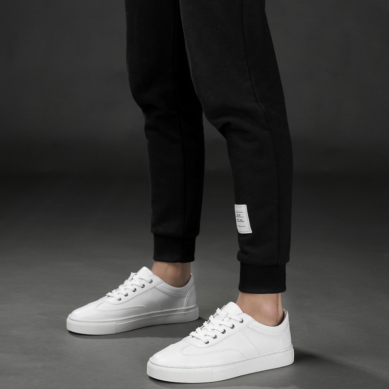 High Quality Men Outdoor Shoe Fashion Mens Sneakers New Non-Slip Men Casual Shoes Genuine Leather Male Comfortable Skate Shoe