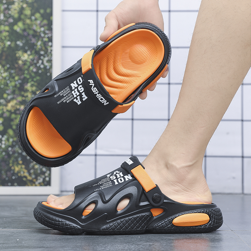 Men Slippers Outdoor Sandals Beach Comfortable Soft Indoor Slides Design Men Casual Shoes Flip-flops Home Slippers Size 34-47