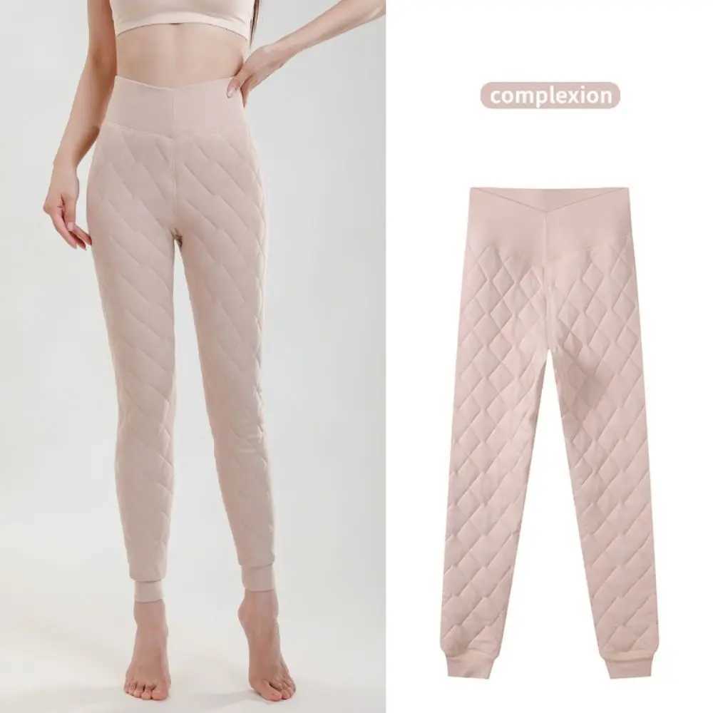 Cusual Wool Women Leggings Autumn Winter Thickened Underpants Slim Fit Warm Fleece PantsX240914