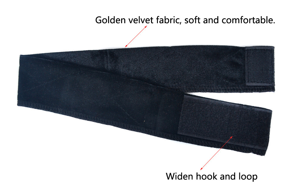 Hair Accessories & Tools Headband With Lace No Lace Black Color Dark Black Velet Lace Wig Grip 6 pieces/lot