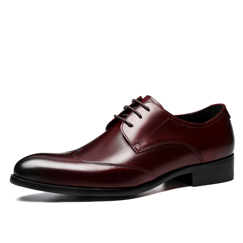 Luxury Italian Style Mens Dress Shoes Genuine Leather Brogue Business Wedding Party Wingtip Formal Oxford Shoes for Men