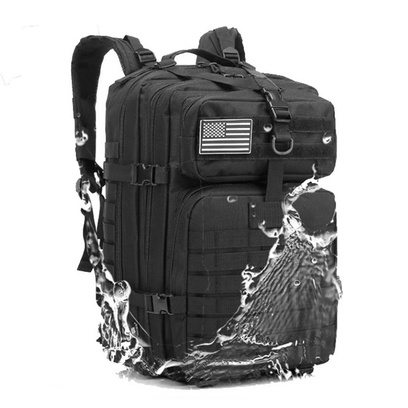 50L/30L camouflage bag mens tactical backpack Molle bag outsourcing waterproof camping hunting backpack hiking trip 240914