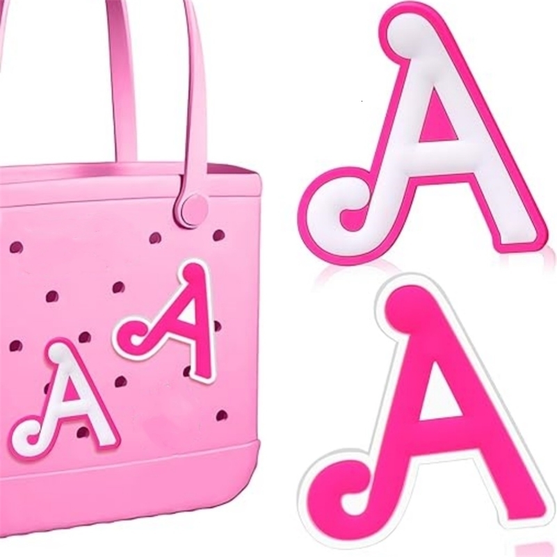 2 pieces of letter amulets for Borg bags amulet accessories for Borg bags and simple Southern bag original all models silicone inserts 240914