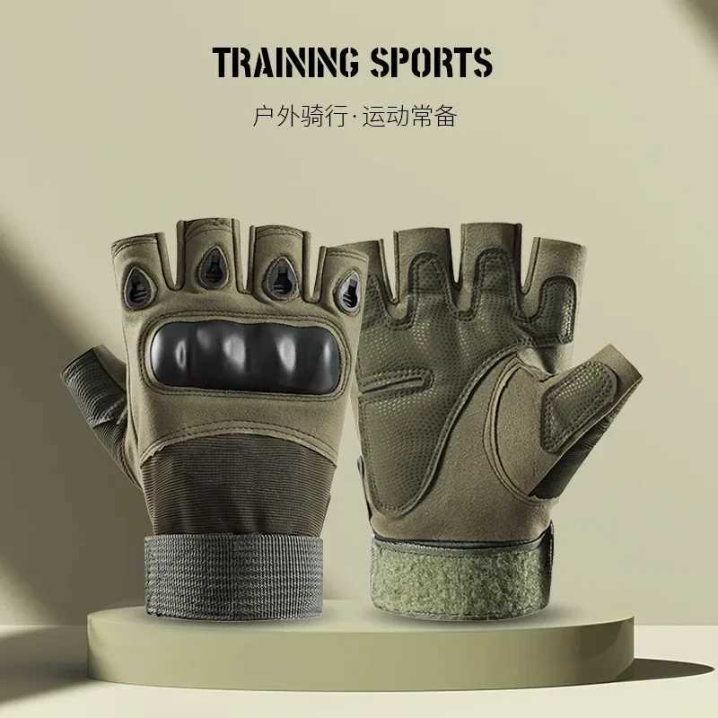 Non-slip Cycling Gloves Men Tactical Knuckle Protection Sports Full Finger Motorcycle Bike Gloves Women Bicycle Guantes Moto Y240914