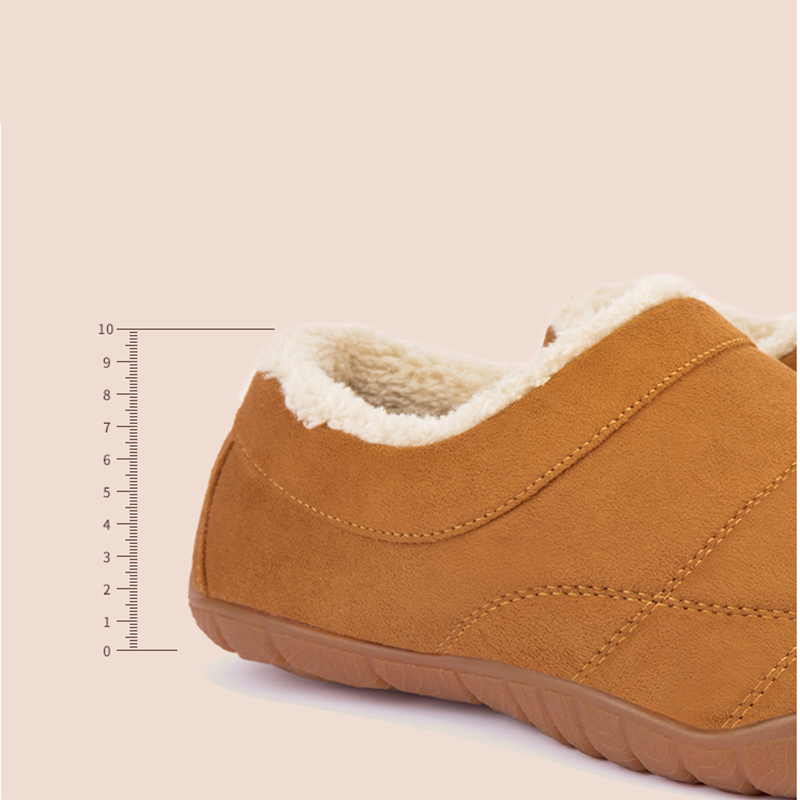 Winter Home Men Slippers With Thick Plush Indoor Mens Fur Slides Plus Size 47 Warm Bedroom Men's Shoes House Slipper Shoes Male