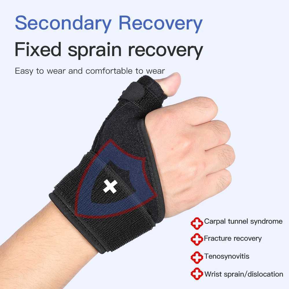 Wrist Support 1PC Flexible Splint Wrist Thumb Support Brace for Tendonitis Arthritis Breathable Thumb Protector Guard Fits Right and Left Hand z240913