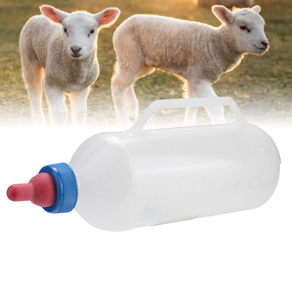 1L Lamb Milk Bottle Baby Goat Milk Feeding Feeder Nursing Bottle With Handle