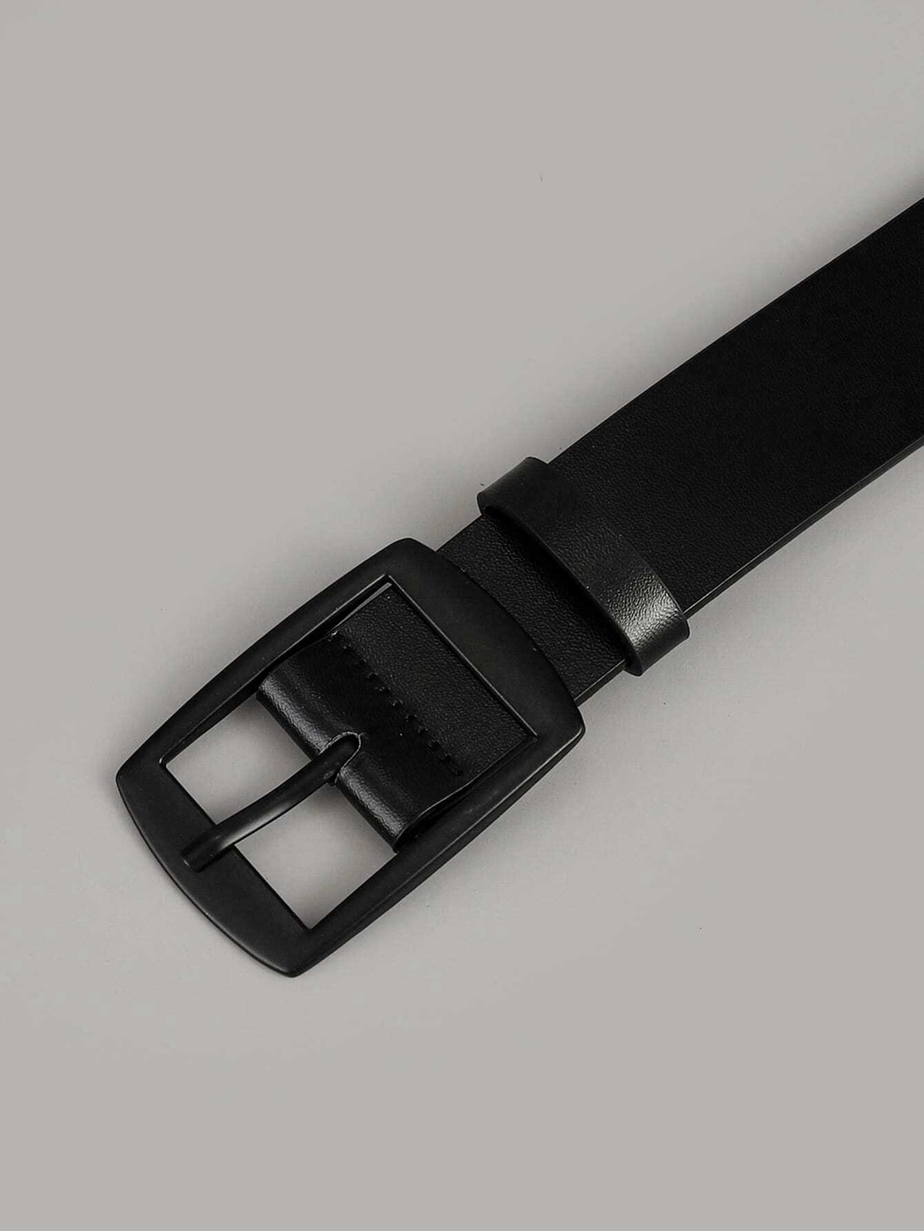 Mens Work Business Dress Casual Versatile Fashionable Pu Leather Belt with Single Prong Buckle Fashion Classic DesignsX240914