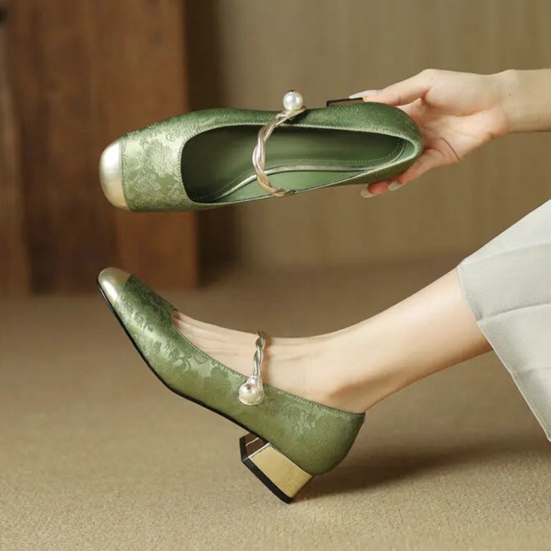 Arrival New Sheepskin Version Retro French Beauty Bao Toe Sandals Women'S Summer Wear Pumps 9f39