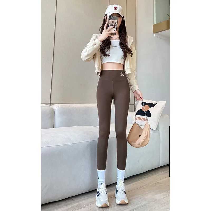 1PC High-waisted Yoga leggings Athletic tights Warm womens running pants Sexy hip lift pants Tights High-waisted stretchX240914
