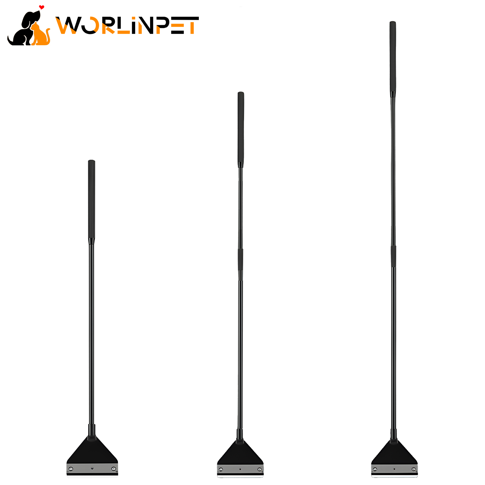 Algae Scraper for Glass Aquariums, Fish Tank Cleaner, Aquarium Algae Scrapers with 10 Stainless Steel Blades.