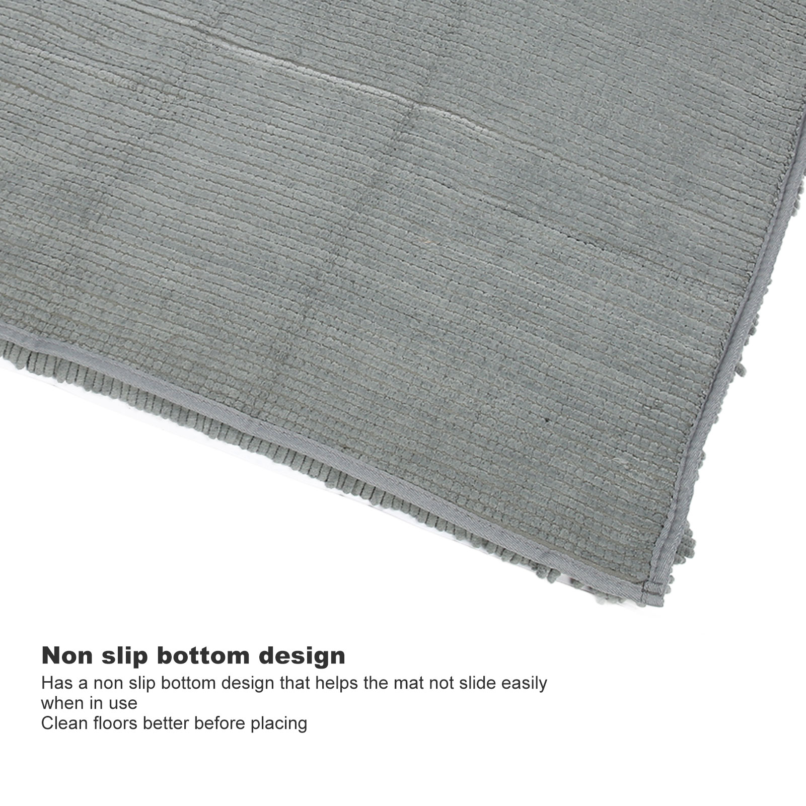 Dog Chenille Mud Mat Soft Water Absorption Slip Resistant Bottom Doormat For Indoor