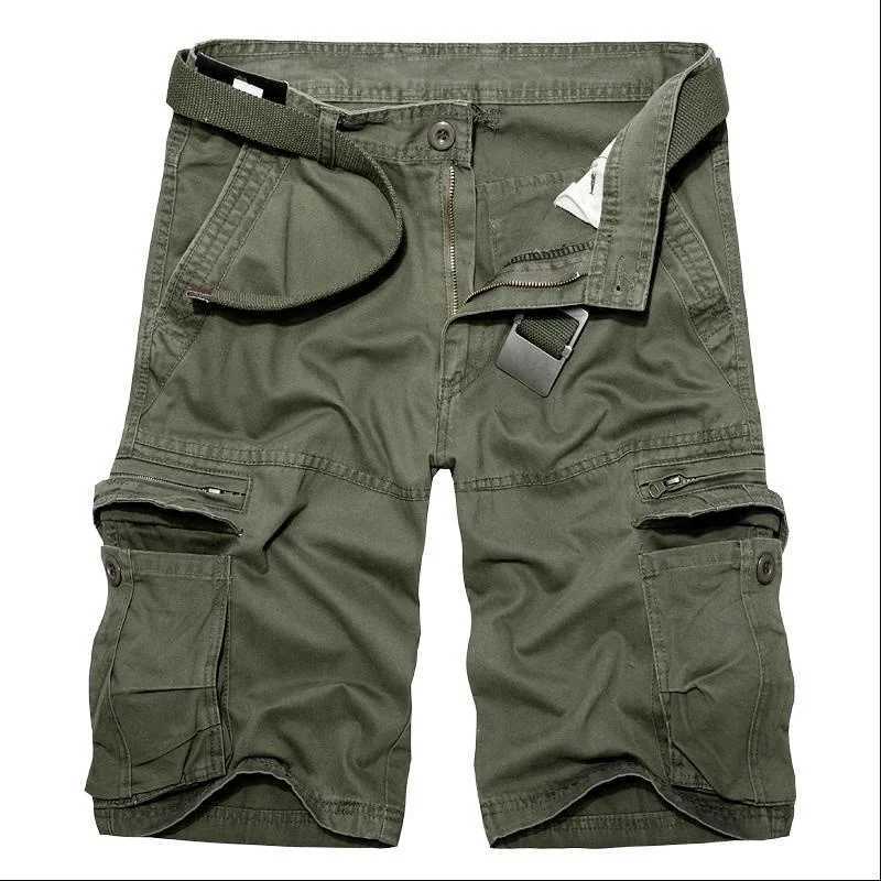 High Quality Summer Mens Casual Short Combat Overalls Multipocket Military Tactical Cargo Short Large Size shorts para hombre Y240914