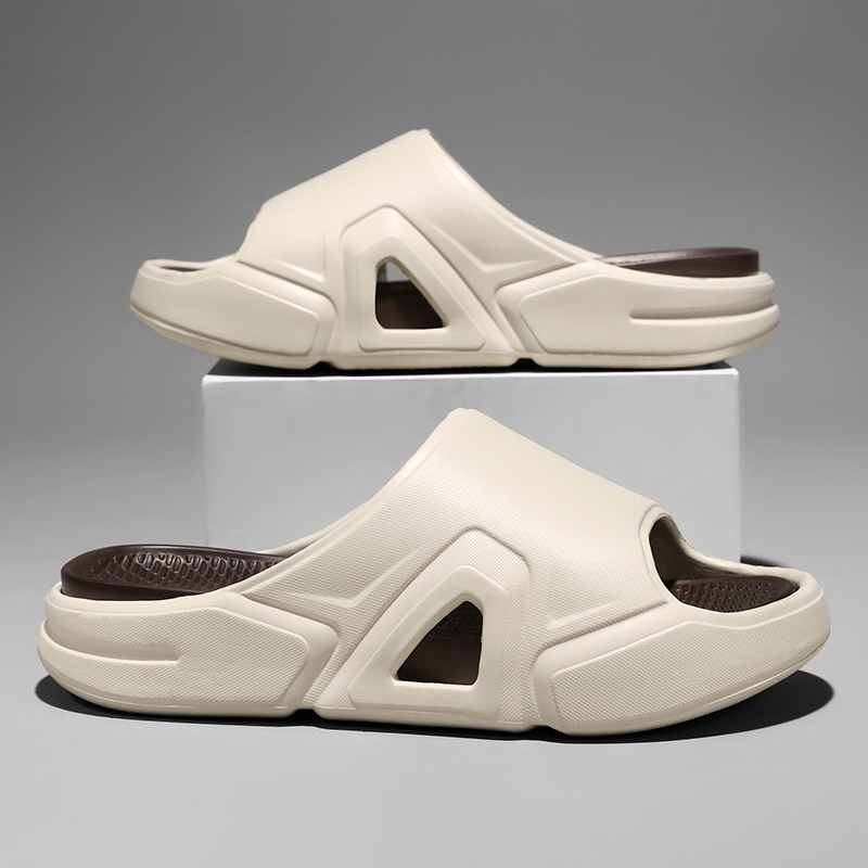 Brand Men Slippers Indoor Outdoor Sandals Beach Thick Sole Slides Trendy Mens Casual Shoes Flip-flops Home Slippers Sandals New