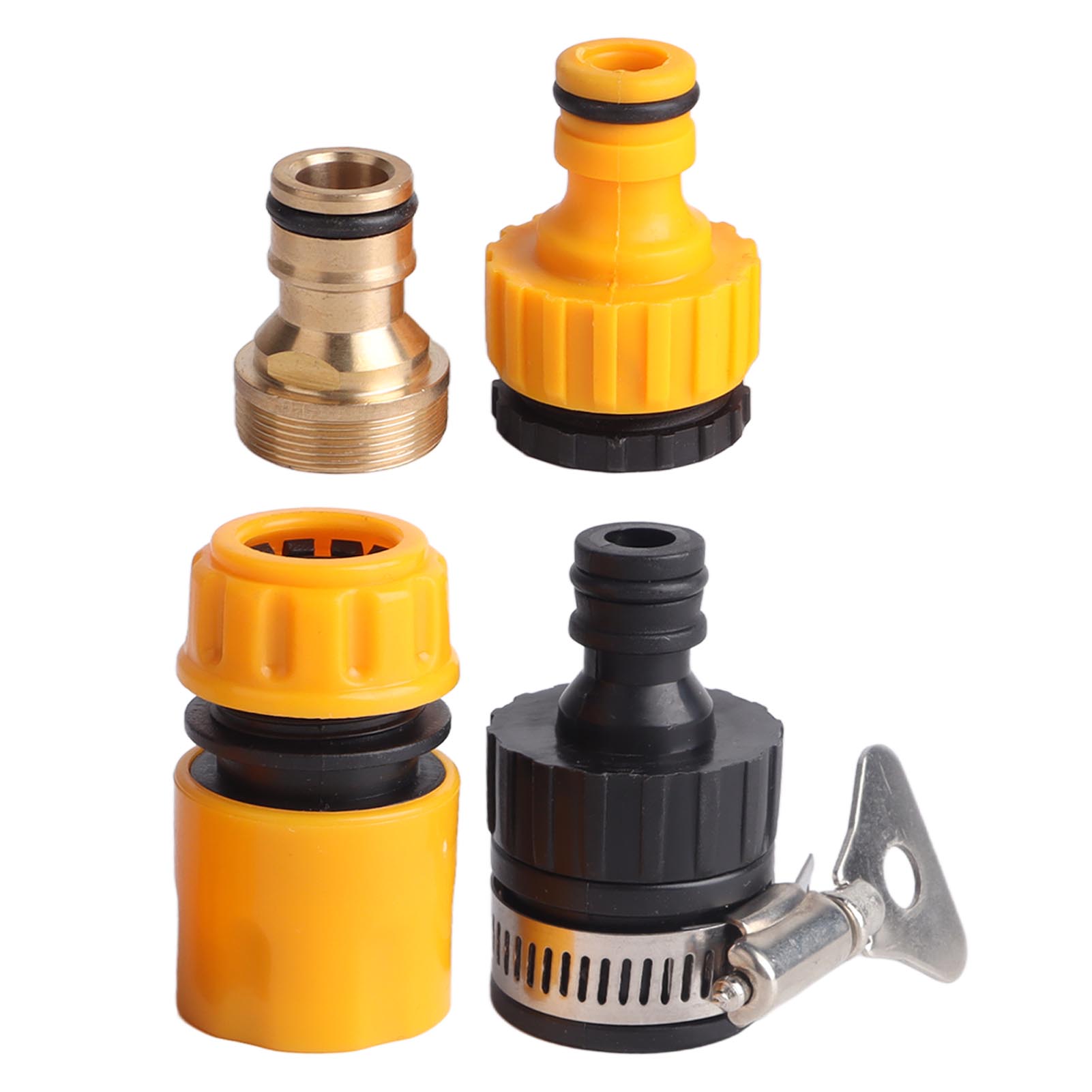 4pcs Water Changer Faucet Connectors Professional Standard Water Changer Faucet Adapter Kit For Water Changer Parts