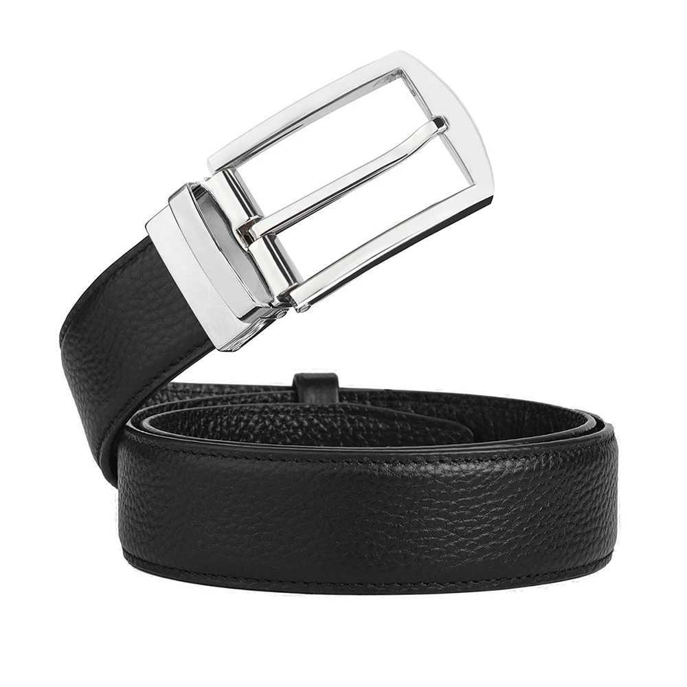 2024 Trend Genuine Leather Belt for Men Male Classic Casual Belts for Jean Pants Work Business Dress Luxury Designer Pin BuckleX240914