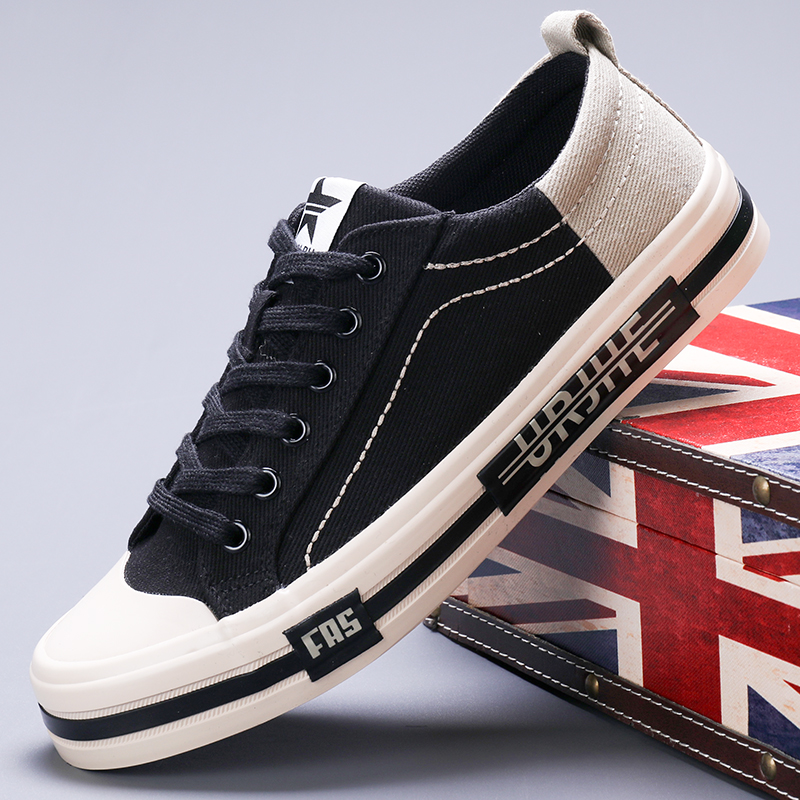 2024 High Quality Mens Canvas Casual Shoes Spring and Autumn Mens Flat Casual Sneakers Breathable Canvas Shoes for Mens SS24140