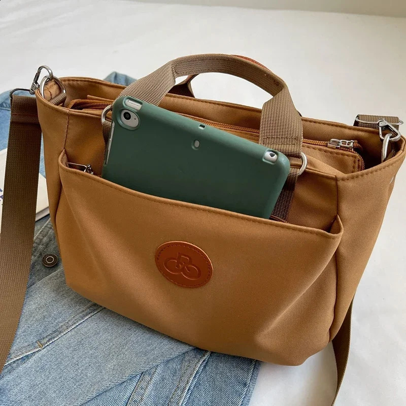 Womens Canvas Shoulder Bag Casual Fashion High Quality Cross body Shopping Top Handle Handbag 240913