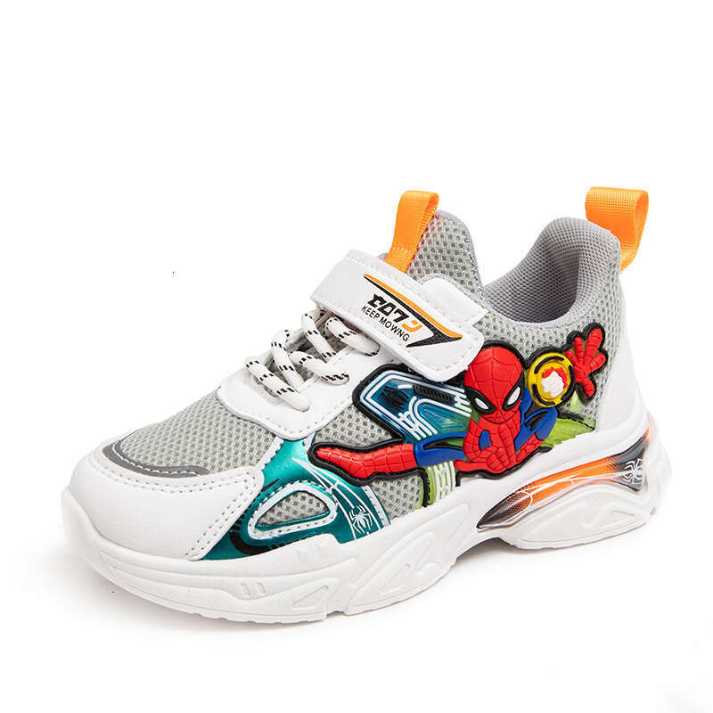 Boys' Sports Cartoon School Children's Mesh Breathable Running White Fashion Cool Shoes Sneaker Size 21-38