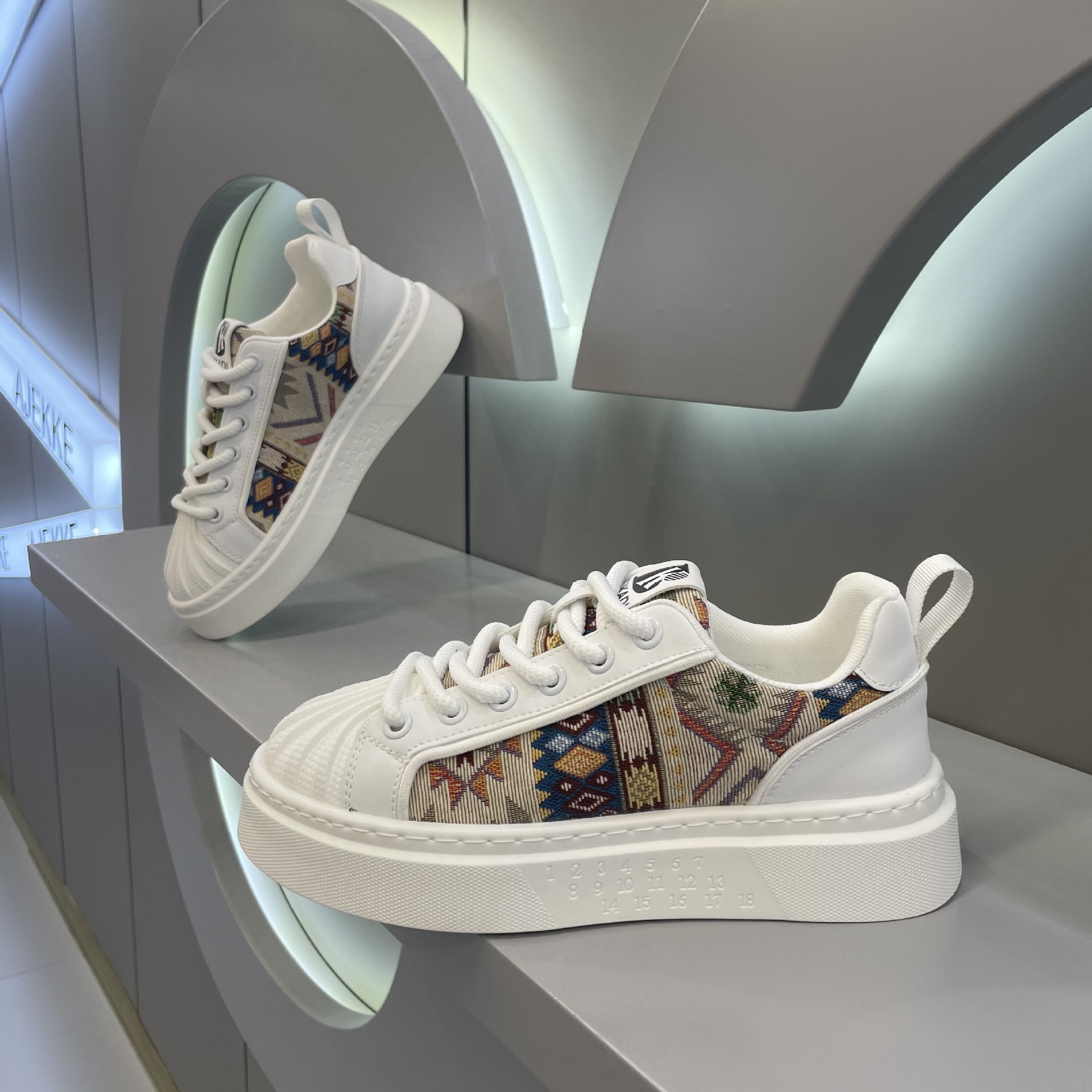 Ddmybear Men's 2024 Breathable New Shell Head Fashion Casual Youth Comfortable Trendy Brand Shoes Chinese Brand Shoes F914-149