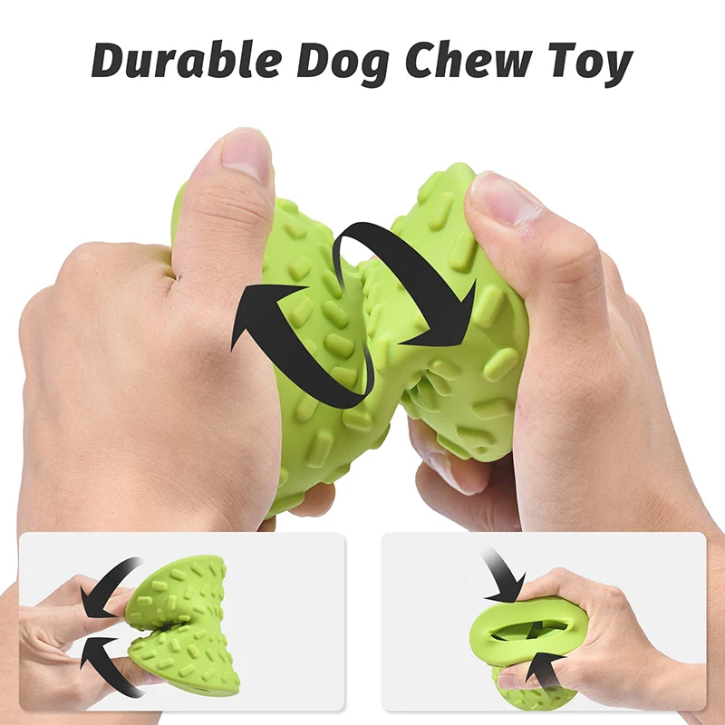 Others Dog Toys Chews Benepaw Food Dispensing Dog Toys for For Aggressive Chewers Nontxic Natural Rubber Treat Leaking Pet Toys Puppy Bone Play Game H