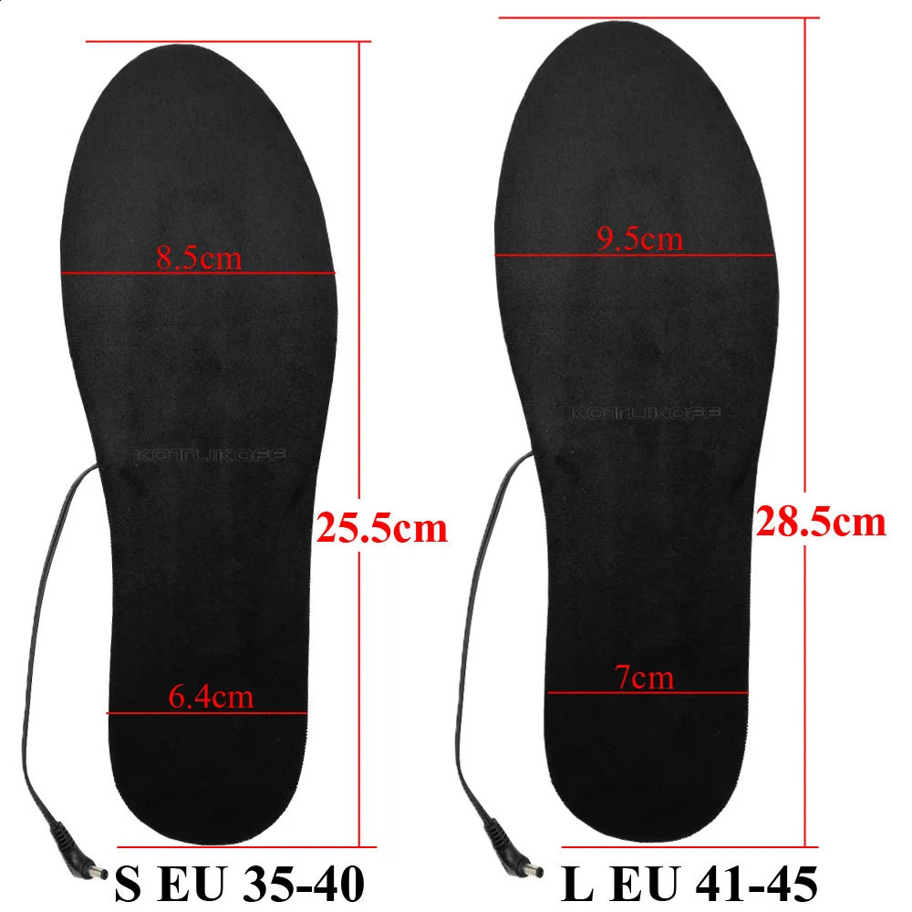 USB Electric Heated Insoles Women Men Heated Shoe Insoles Winter Outdoor Sport Feet Warming Insoles Foot Warming Pad Feet Warmer 240914