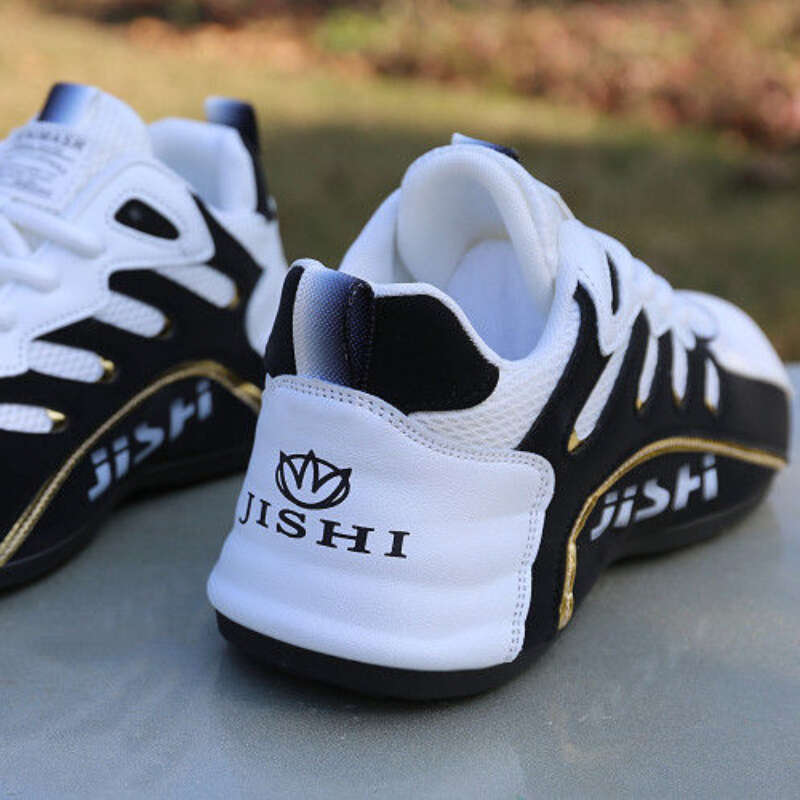 Men Autumn Fashion Mesh Breathable Lightweight Casual Shoes New Comfortable Soft Bottom Flats Lace Up Sneakers