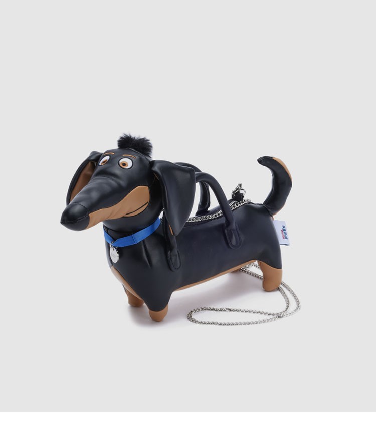 Cartoon Dachshund Dog Shape Handbag Women Purses Shoulder Bag Girls Crossbody Bag Designer Ladies Mini Clutch Bag