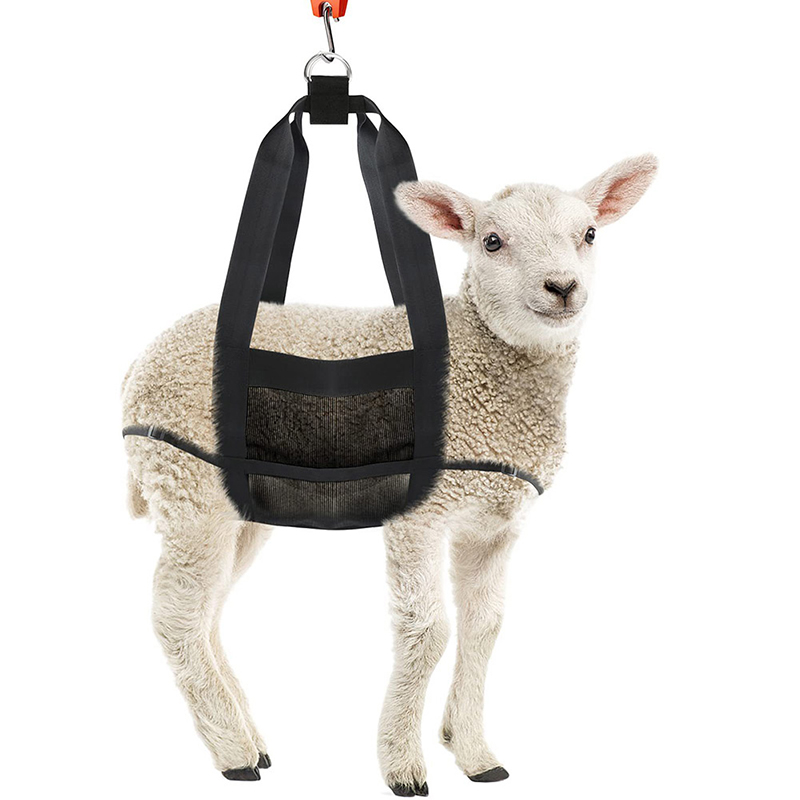 Foldable Hanging Weight Scale Sling With Adjustable Straps For Weighing Calves Lambs Goats Livestock Small Animals supplies