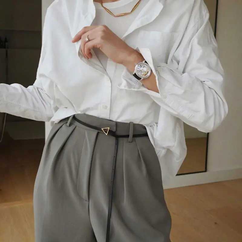 Genuine leather waist belt for womens decoration suit with dress waist cinching 2024 new versatile small beltX240914