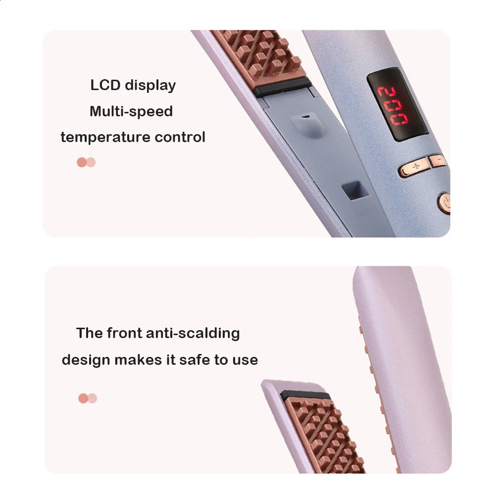 Mini Curler Ceramic Negative Ion Curling Iron Corn Perm Fluffy 3D Floating Splicing Curling Iron Digital Styling Tool 240907