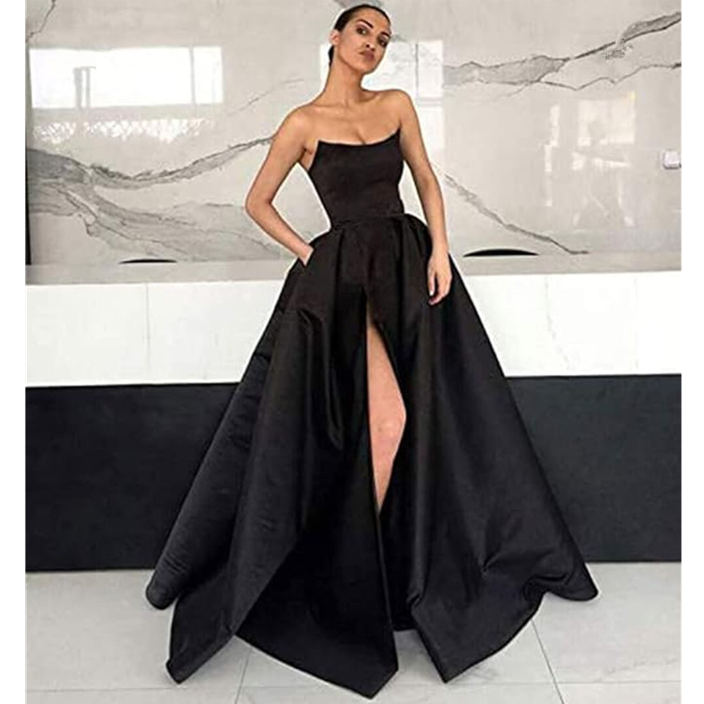 Princess A-Line Off Shoulder Prom Dresses Tulle Pink Evening Gowns Floor Length Elegant Formal Party Gown for Women 01