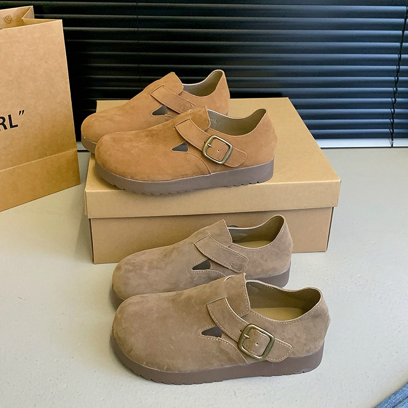 Platform Women's Slip-on Female Footwear Clogs Moccasin Dress Comfortable Summer Retro New Slip On Shoes For Women 3506