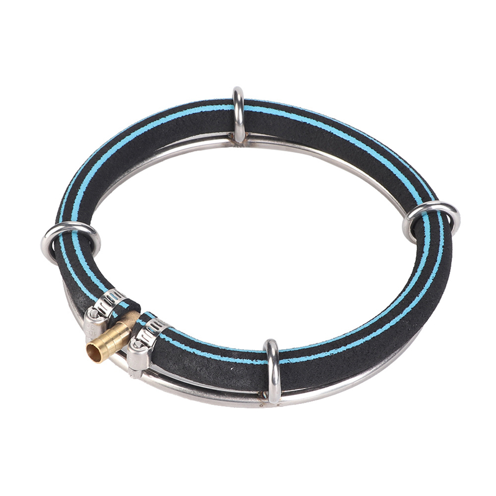 Aquarium Round Air Bubble Diffuser Ring Fish Pond Oxygenation Bubbler Single Ring Dia 15cm/25cm