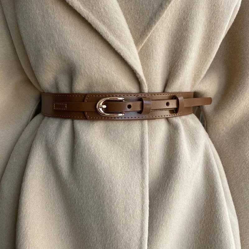 Metal Buckle Belt Women Luxury Corset Versatile Casual Belt Waist Closure Wrap Wide Belt with Shirt Skirt Coat Sweater WaistbandX240914