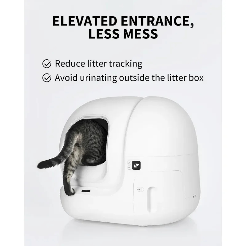 PETKIT Cat Litter Box Automatic Toilet Raise the threshold for for PURA MAX Sandbox Accessories Reduce leaking urine or sand