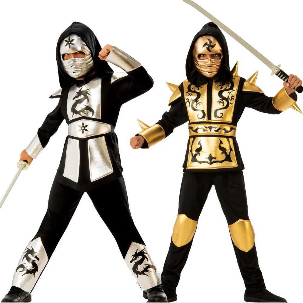 Childrens clothing ninja role-playing boys and girls party fancy dresses Halloween childrens gifts W240914