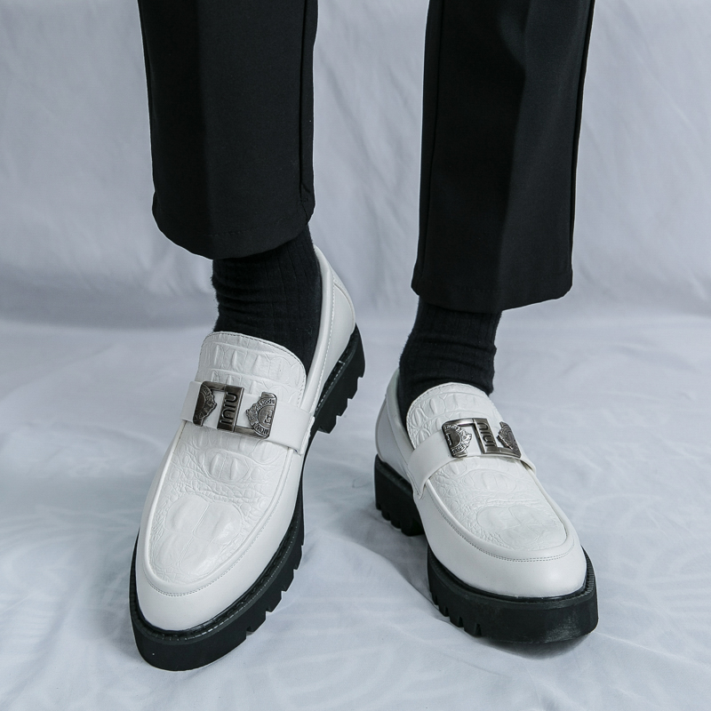 Leather Patent Loafers Men Casual For Gentleman Office Oxfords Dress Formal Shoes Instappers Heren Big Size 45 46 581e mal b67b