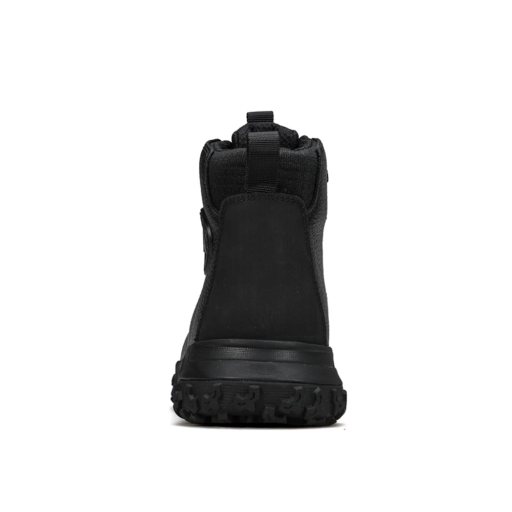 HUMTTO New Leather Shoes for Men Winter Warm Wool Hiking Boots Outdoor Camping Men's Sports Shoes Non-slip Trekking Sneakers Man