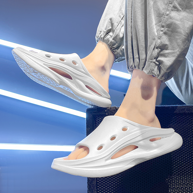 New Men's Slippers Indoor Outdoor Sandals Beach Comfortable Soft Slide Clogs Casual Shoes Men Women Home Slippers Big Size 46 47