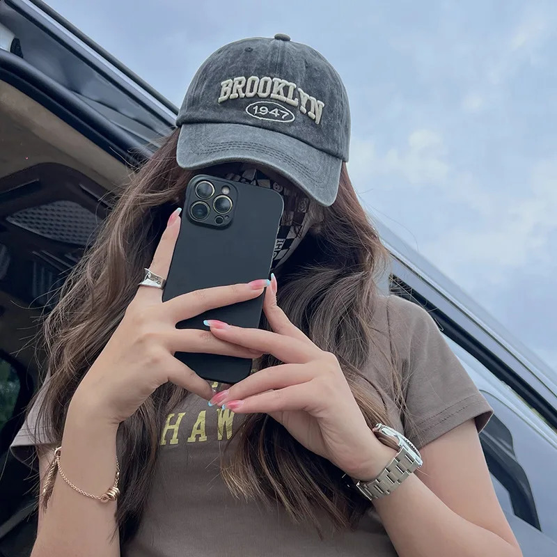brooklyn Alphabet Baseball Cap Cowboy baseball cap 240906