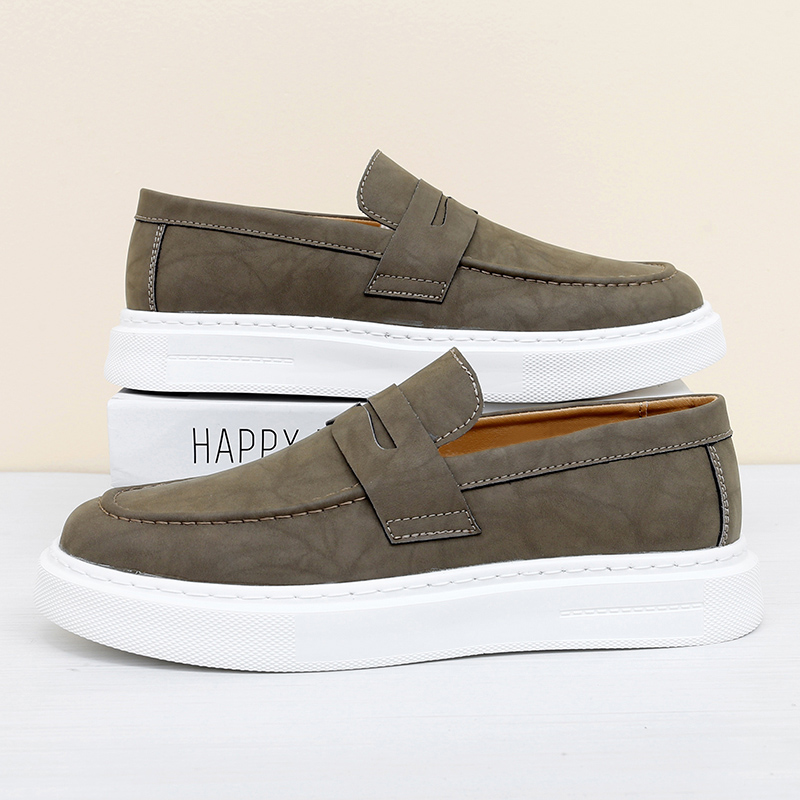 Genuine Leather Male Summer Slip on Loafers Handmade Men's Casual Leather Shoes Hot Sale Driving Shoes Moccasins Walking Flats