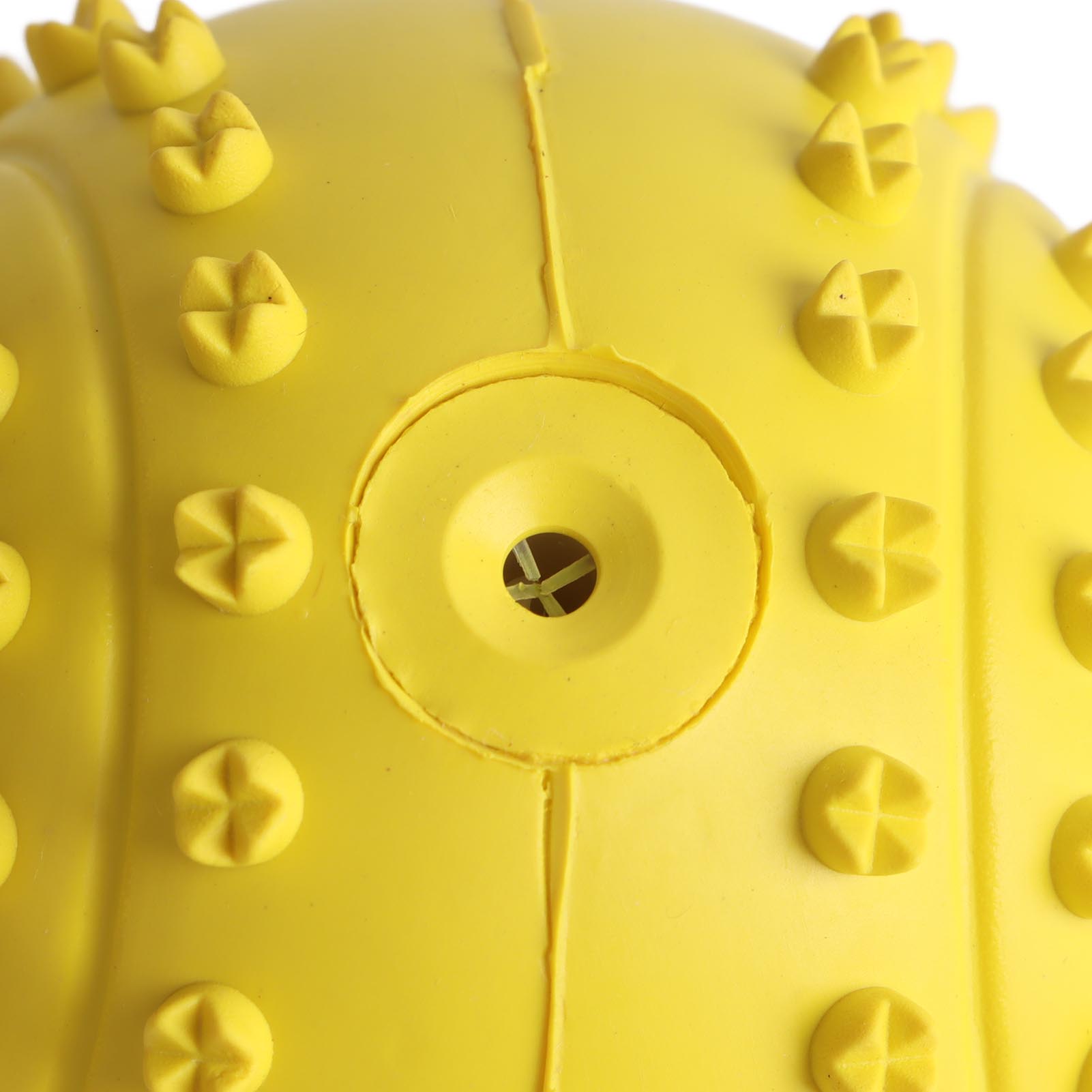 Pet Rubber Ball Toy Teeth Grinding Puzzle Safe Interactive Training Ball Toy For Small Medium Dogs Cats Rubber Baseball