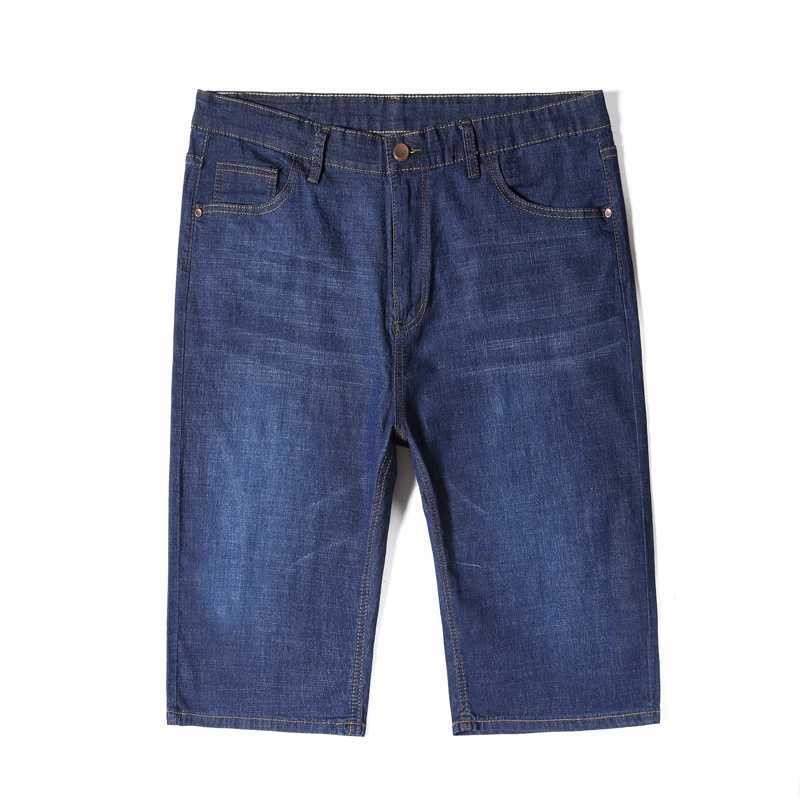 Big Size 28-48 50 Denim Shorts Jeans For Mens 150KG Loose Summer Thin Fatty Guy Casual Fashion Calf Five Length Large PantsX240914