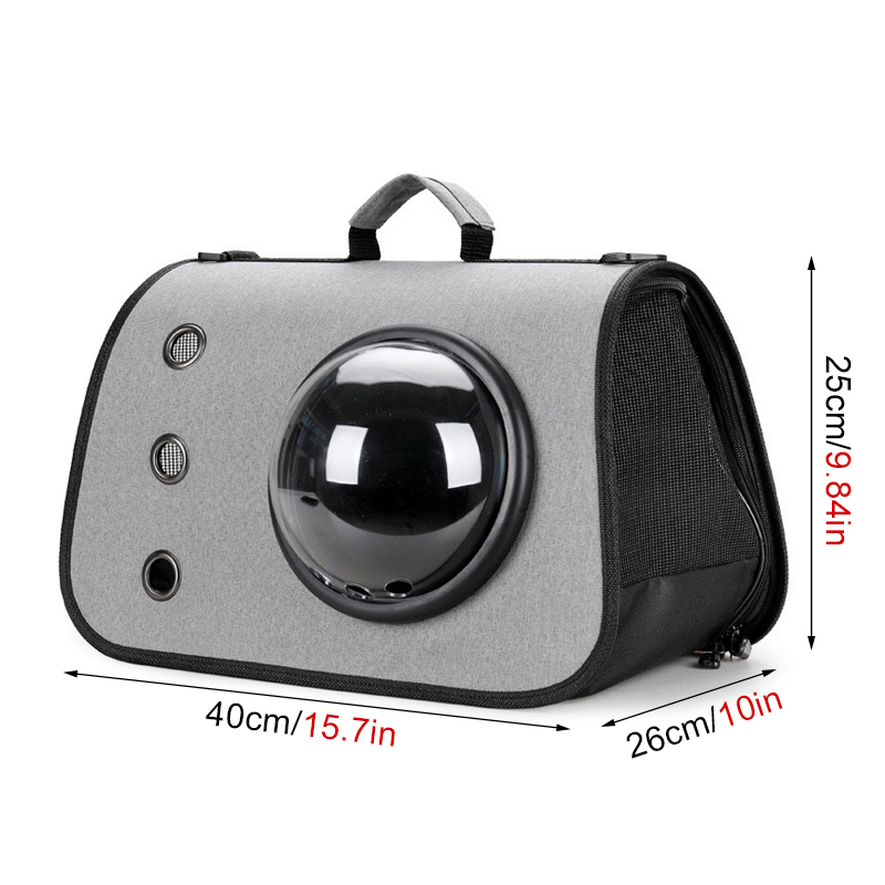 Portable Space Capsule Cat Bag, Hand-held Foldable Shoulder Bag, Transparent Cat Cage, Kitten and Dog Supplies