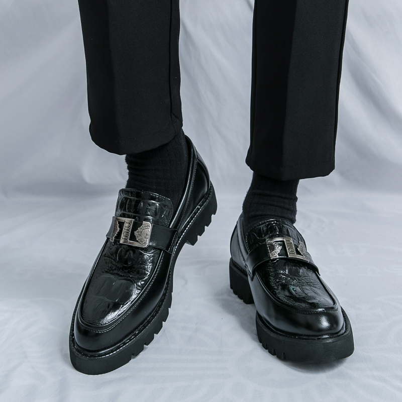 Leather Patent Loafers Men Casual For Gentleman Office Oxfords Dress Formal Shoes Instappers Heren Big Size 45 46 581e mal b67b