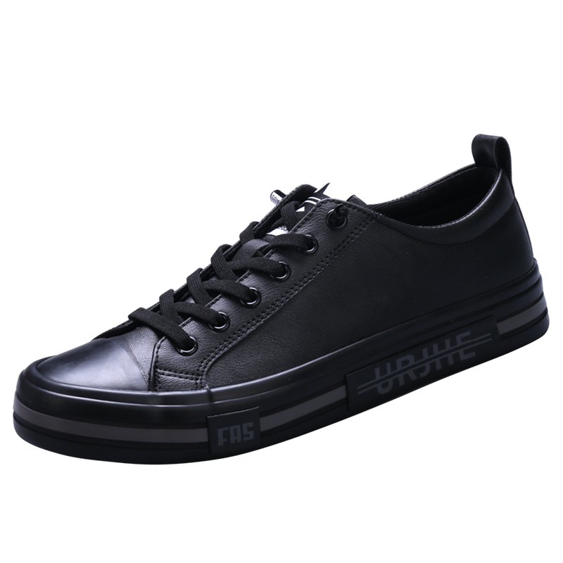 Leather Casual Shoes For Men Leather Loafers Shoes Comfortable Anti-Slip Outdoor Lace Up Sneakers Fashion Retro Leisure SS23858