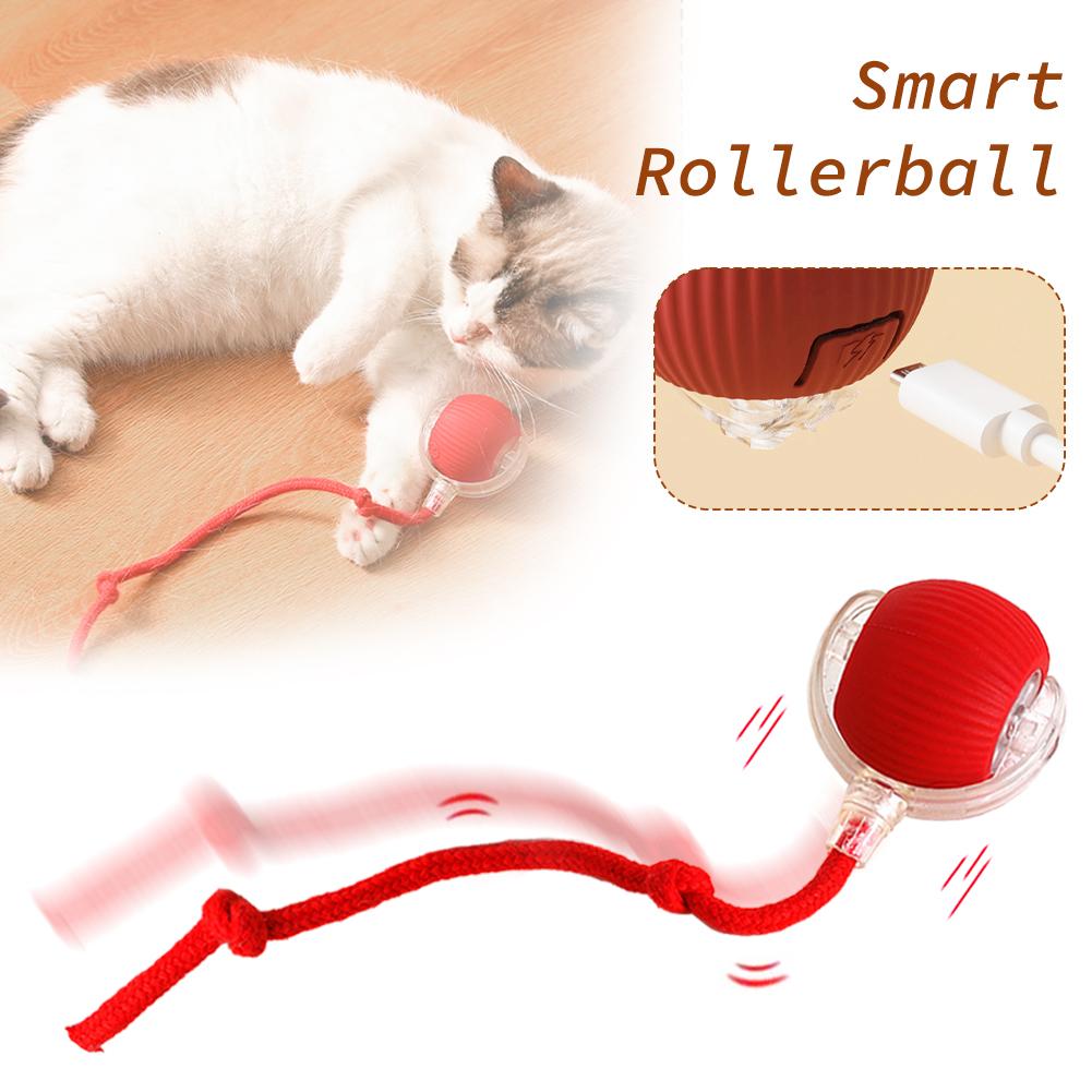 New Interactive Toy Ball Super Drive Rolling Teaser Pet Motion Toy Sensor Bird Activated Chirping Game Balls Kitten M9y3