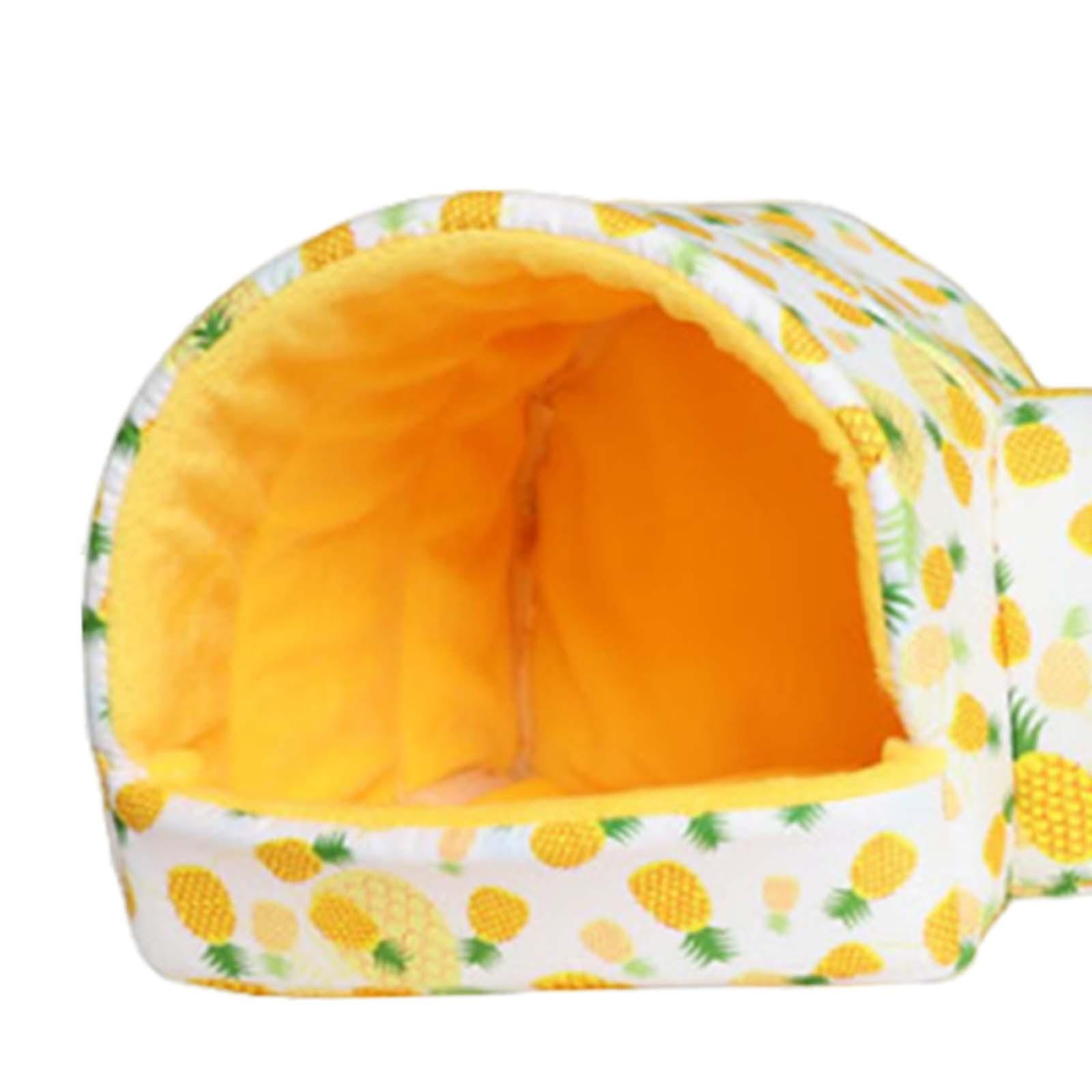 Hamster Hideout Sleeping Hideaway Tube Amusement Resting Guinea Pig Tunnel and Bed for Small Pets Mice Squirrel Ferret Hedgehog