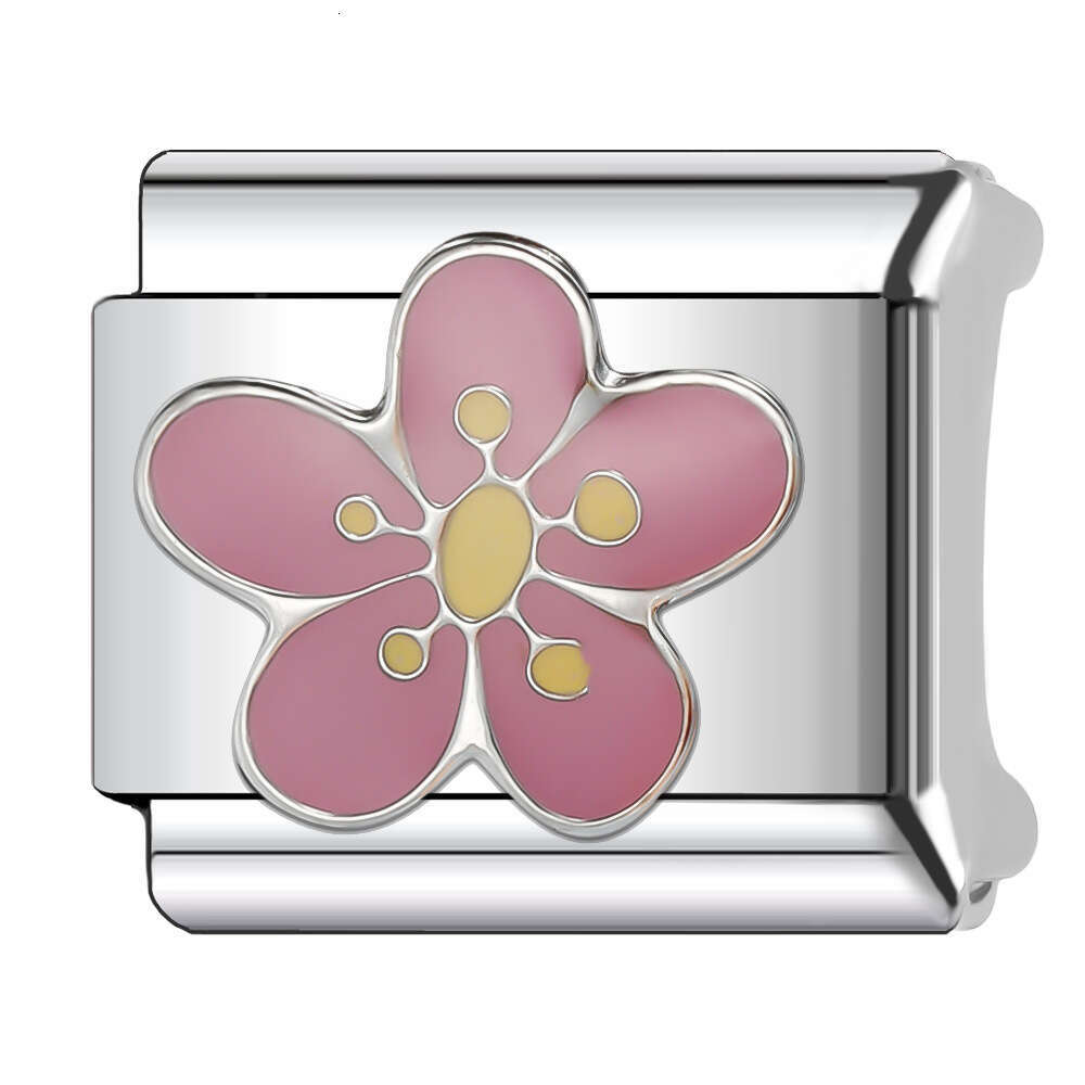 New Women's Gift First My Mother Bead Italian Charms Links Bangle Beads Fit 9mm Stainless Steel Bracelet Making DIY For Women Fashion Jewelry